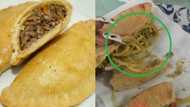 See what lady saw inside the meat pie she ordered (photo)