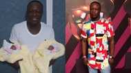 My angels are here - Excited Nigerian singer expresses joy on arrival of twins babies (photo)