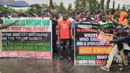 Group calls for former president Jonathan's arrest, protests misappropriation of ranching fund (photos)