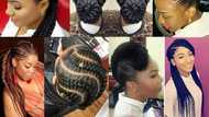 How cute! Best hairstyle for round face are stylish and interesting Nigerian braids