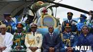 Breaking: Nigerian Air Force unveils two MI-35M helicopter gunships (photos)