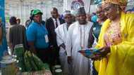 Kalli Aisha Buhari tana yaki da ciwon yunwa (Hotuna)