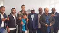 Cristiano Ronaldo, Ramos meet Governor Wike over Real Madrid new football academy in Rivers (photos)