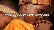 How do Idoma people call God?