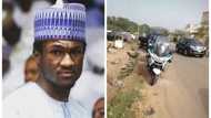 Hotuna daga asibitin kudi da Yusuf Buhari ke kwance, bayan hatsarin babur