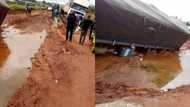 Hundreds stranded as Enugu-Port Harcourt expressway becomes impassable (photos)