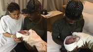 Footballer Emmanuel Emenike and his beauty queen wife Iheoma welcome their first child (photos)