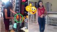 Meet pretty UNN student who helps her mother roast yam to pay school fees (photos)