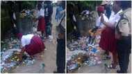 For dumping refuse on the ground, see what an officer did to some secondary school female students in Calabar (photos)
