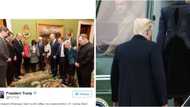 See what Trump was spotted doing after he elected Supreme Court Judge (Photos)