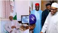 We met a cheerful President whose level of recovery is a miracle - Ebonyi governor speaks after meeting with Buhari