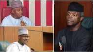 BREAKING: In Buhari’s absence, Saraki, Dogara in crucial meeting with Osinbajo