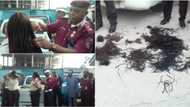 You will be ANGRY after seeing what FRSC sector commander did to female officers in public (photos)