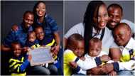 Nigerian man presents brand new car to the mother of his 3 kids as she clocks 30 (photos, video)