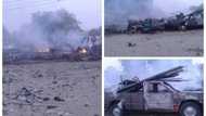 UPDATE: 11 dead in multiple bomb explosion in Maiduguri as B'Haram terrorists engage soldiers in gun battle for 1 hour (photos)