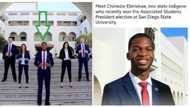 Young Nigerian boy beats opponents to win SUG presidential election in a US university (photos)