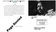 Declassified CIA file revealed 4 countries that secretly supported BIAFRA