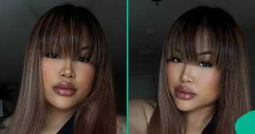 Thai lady blushes hard as she meets handsome Nigerian goalkeeper Maduka Okoye
