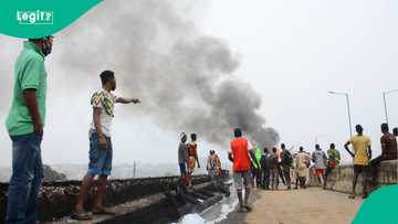 Reactions as bus rams into truck on Lagos-Ibadan express, days after AJ's ordeal