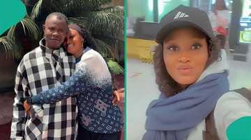 Nigerian lady shares what she did before relocating to UK, shows off new life