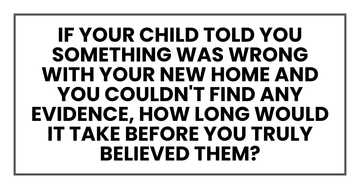 My son refused to enter our new house – Then he pointed at the basement door