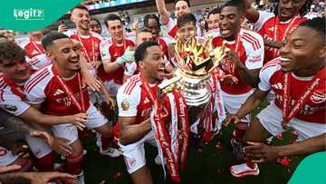 Best photos as Arsenal officially lift Premier League title after 22 years