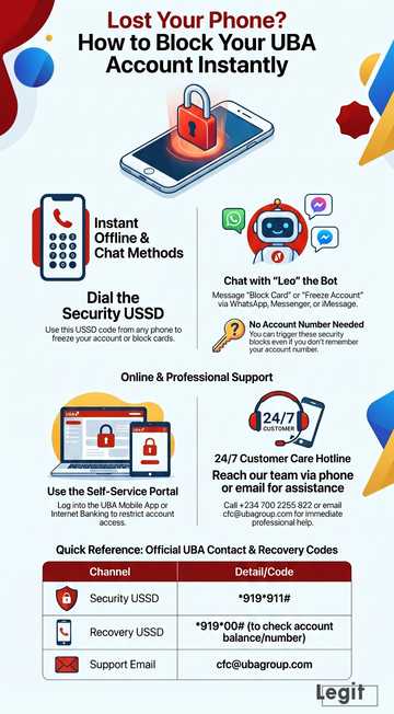How to block UBA account from another phone when your phone is lost ...