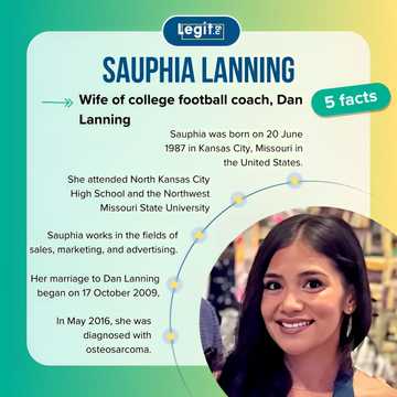 Dan Lanning's wife, Sauphia Lanning's life and encouraging cancer