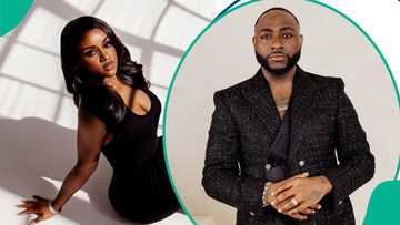 Davido's comment gets many talking as wife Chioma flaunts her body