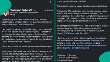 Graduate of University of Ibadan recalls hard question 100‑level student asked