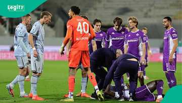 Maduka Okoye sees red after AFCON snub, sent off for reckless challenge, video