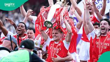 Best photos as Arsenal officially lift Premier League title after 22 years