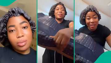 "It's not fair": Lady finds strange item in newborn's bed, shares video evidence