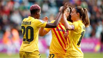 Nigerian star scores brace for Barcelona, has now scored 9 goals in 10 games for the club