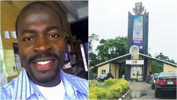 Face of Nigerian university lecturer who was allegedly recorded while threatening to fail a student if she does not sleep with him