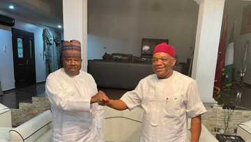 After talk with Tinubu, Orji Kalu meets another APC ex-governor, photos emerge