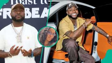 Lady makes unusual request to Davido during school visit, singer's reaction trends