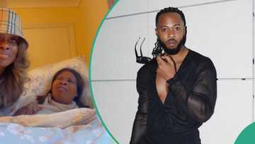 BBNaija Uriel’s mum with dementia sweetly vibes to Flavour’s Agba Baller song, singer reposts video