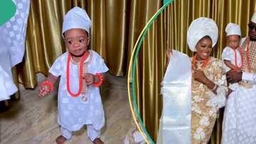 “Too cute”: Actress Biola Bayo’s son clocks 1, Mo Bimpe, Sotayo Gaga, others join in celebration