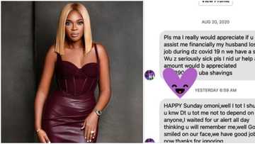 Nobody is entitled to my money except my kids: Omoni Oboli to lady who bashed her for ignoring plea for funds