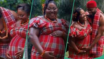 Stan Nze & Blessing Obasi set to welcome 1st child, share pregnancy video, mark 2nd anniversary