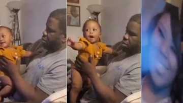 "She misses her": Little girl sees late mum's burial photo, recognises her and screams in heartbreaking video