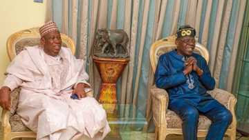 Ganduje ya hadu da Jigon APC Tinubu da Surukinsa tsohon Gwamna Ajimobi