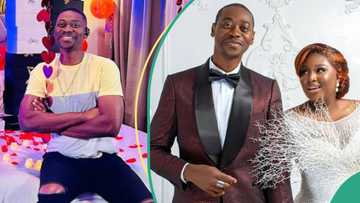 "How she pulled this is a mystery": Lateef Adedimeji gets 40 gifts from Mo Bimpe on his 40th b'day
