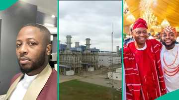 Tunde Ednut shares aerial view of Davido's dad's power plant on his b'day: "Adeleke money confirm"