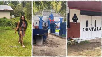 "It was established in 1970": Lady visits Oyotunji, a Nigerian village located in North Carolina, USA
