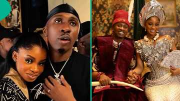 Juma Jux describes Priscilla Ojo as best wife in the world, people compare him to Davido