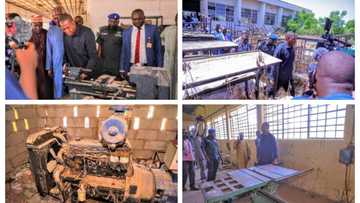 Surprise visit: Nigerian governor suspends entire management of 'dead' polytechnic, shares photos