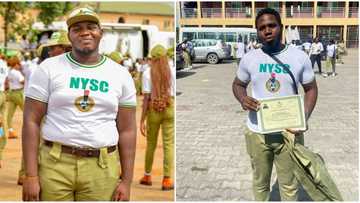 "To Serve This Country No Easy": NYSC Member Loses Weight After a Year, Photos of Body Transformation Go Viral