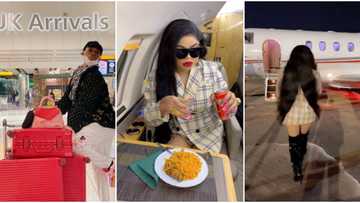 24 hours after James Brown UK trip, Bobrisky rents private jet to an undisclosed location, shades Nigerians